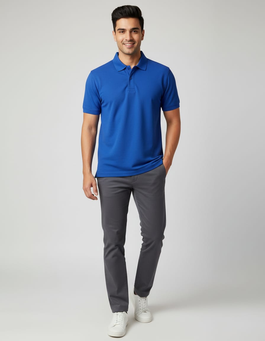WILD KNOT  AIRLITE  ROYAL BLUE  - T Shirt Printing Kukatpally